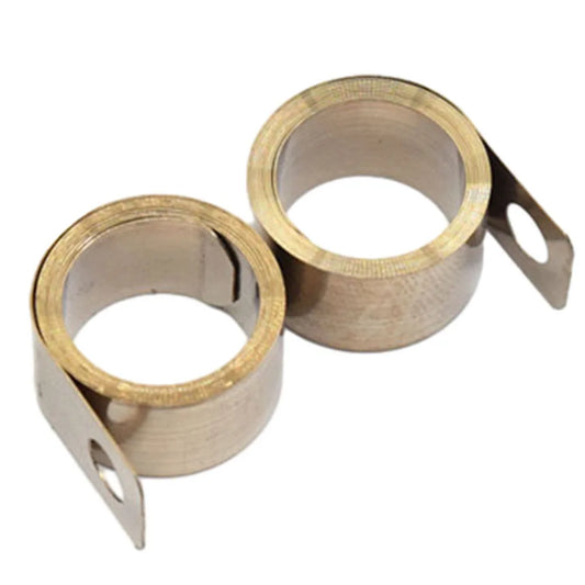Close-up of steel coil spring for M66 M46 M45 pneumatic nailer clamp