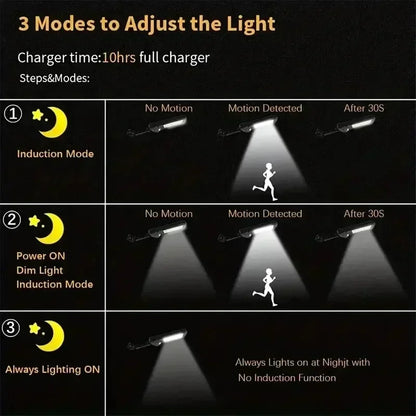 LED solar wall lamp for porch and outdoor decor