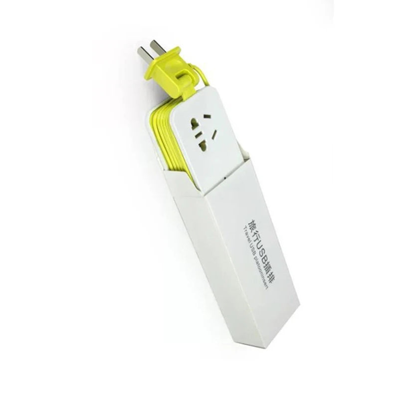 Portable extension cord power strip