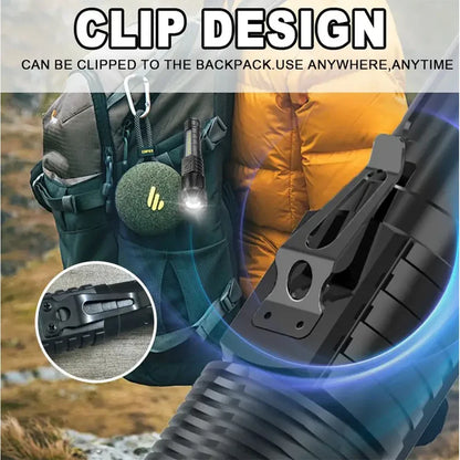 Portable high zoom torch light for outdoor camping