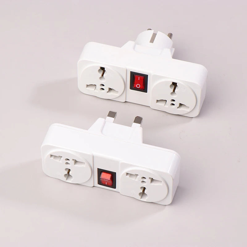 Portable wall power extension socket converter