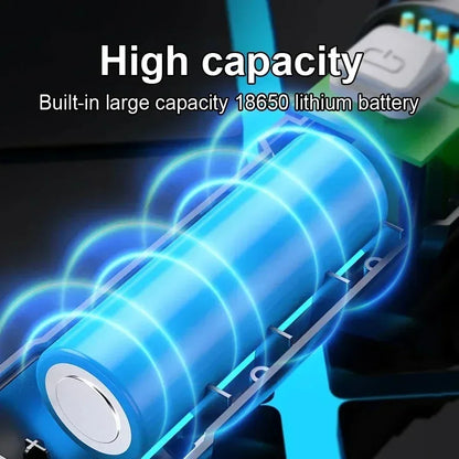 Powerful LED torch for emergency and long-range lighting