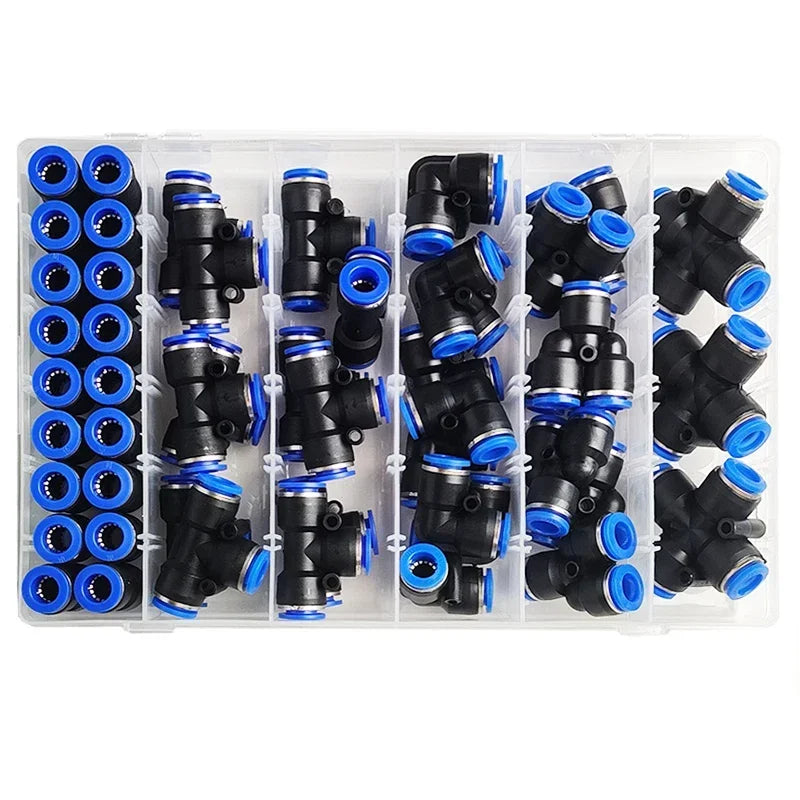 Quick release pneumatic fittings PU-10 PE-10 PZA-10 PY-10 PV-10 for 4mm plastic hose couplings
