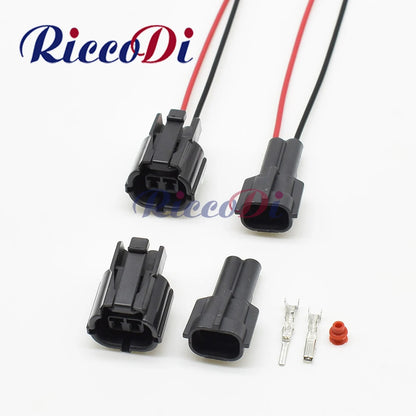 2 pin waterproof automotive purge control connector plug for temperature sensor ensuring secure engine wiring