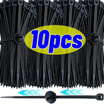 Vehicle wiring harness push mount cable tie