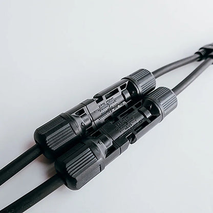 DC PV Y branch solar connector structure showing adapter design for 1 to 2/3/4 connections