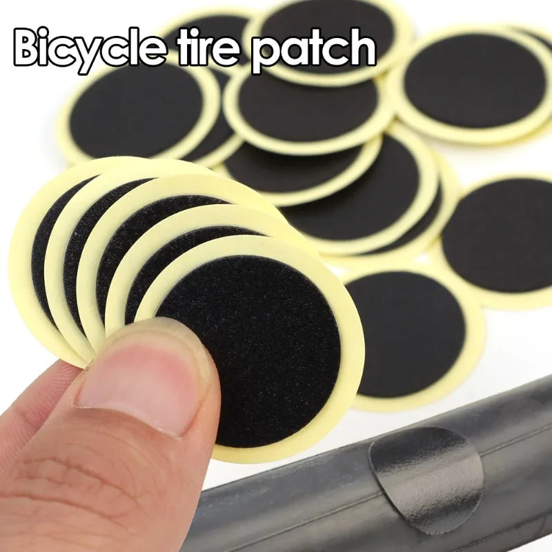 Quick adhesive bike tyre repair patch for durable fixing