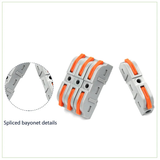 Quick 1-to-1 in-line wire connector terminal