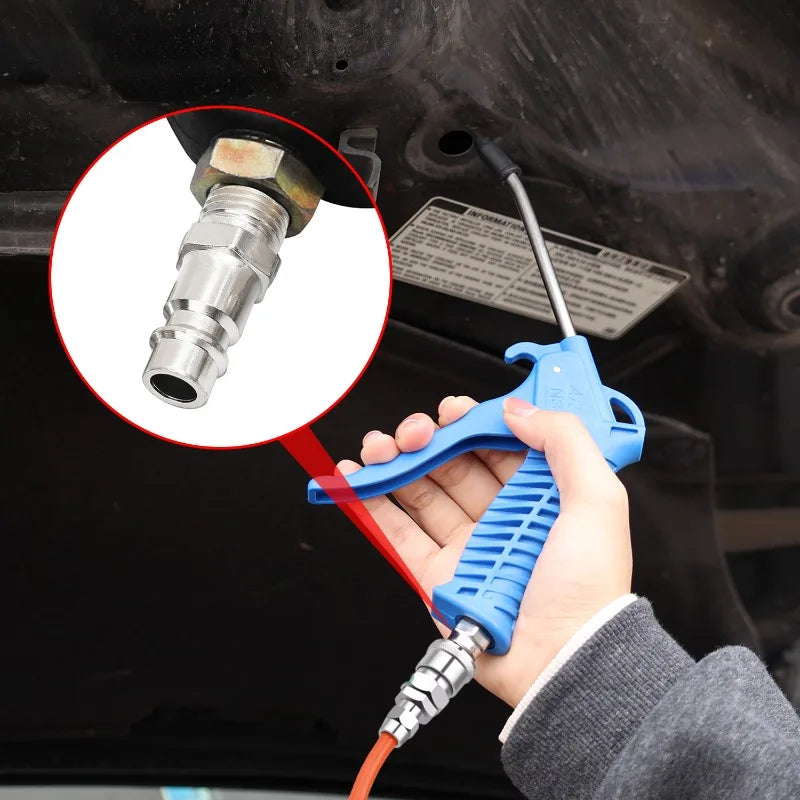 Pneumatic air compressor quick coupling fitting with BSP male thread