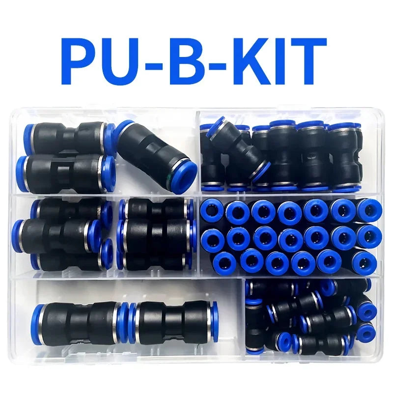 Air straight quick release pneumatic connector for PU water pipes 4/6/8/10MM