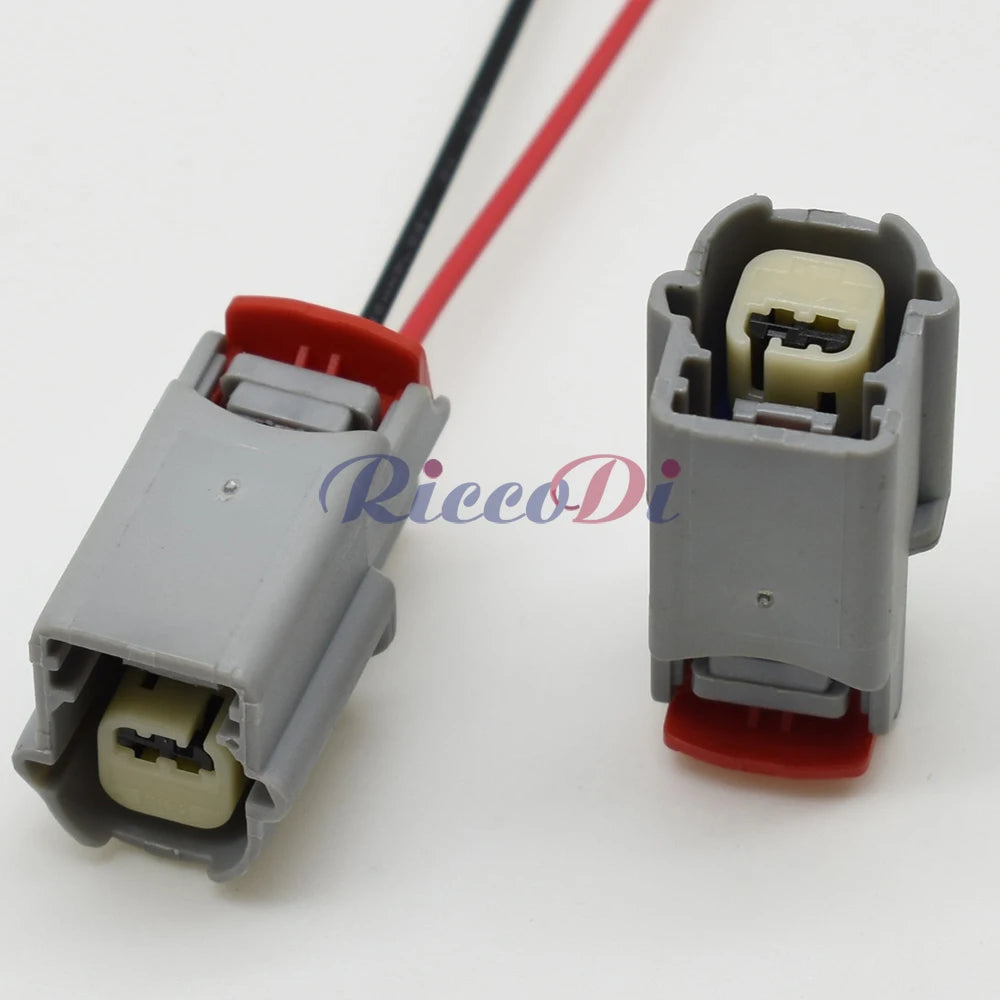 Rear view of 31402-2110 sensor connector showing wire connection points and durable insulation