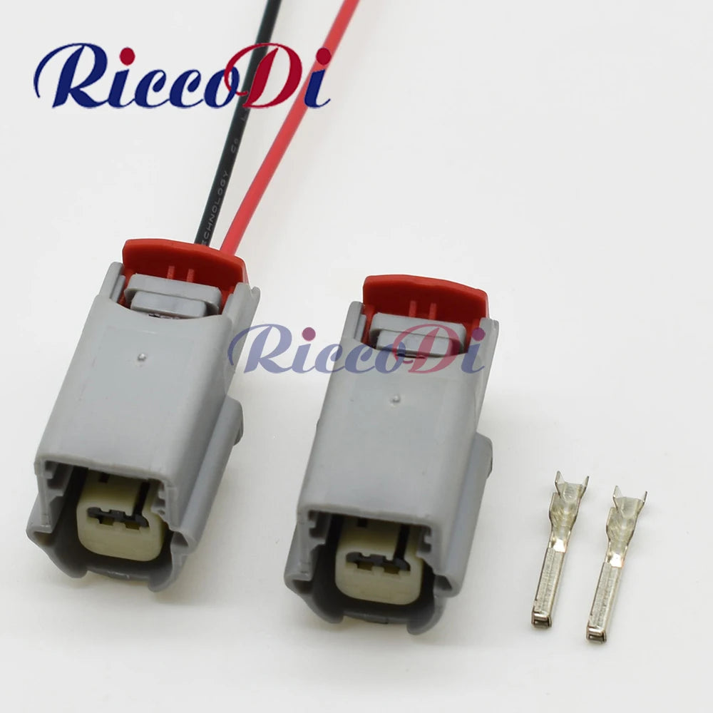 Front bumper radar knock sensor waterproof plug connector 31402-2110 showing full automotive sensor design