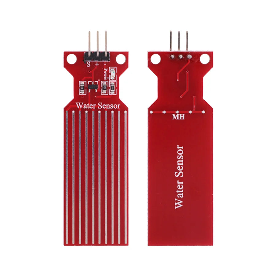 Rain water level sensor module for 3V-5V, detects liquid surface depth, compatible with Arduino UNO and MEGA 2560 for DIY projects