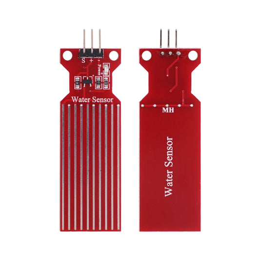 Rain water level sensor module for 3V-5V, detects liquid surface depth, compatible with Arduino UNO and MEGA 2560 for DIY projects