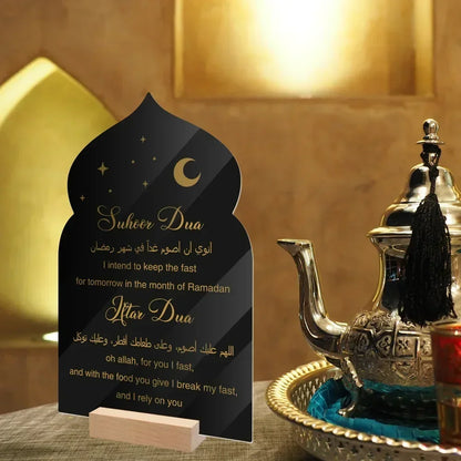 2026 Ramadan countdown calendar, Islamic Muslim party decor, acrylic Eid Mubarak ornament, Kareem Ramadan decoration