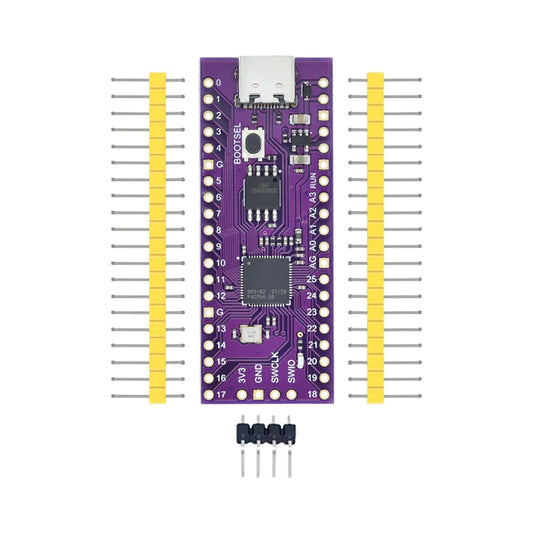 Raspberry Pi Pico RP2040 Lite board with dual-core ARM Cortex-M0+, 4MB/16MB flash, USB Type-C, compatible with Arduino and MicroPython projects