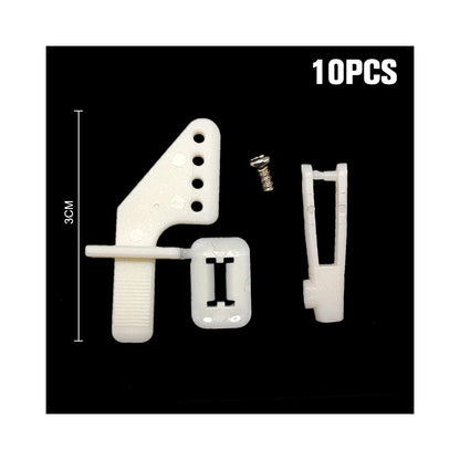 Nylon clevis connector for RC fixed wing airplane