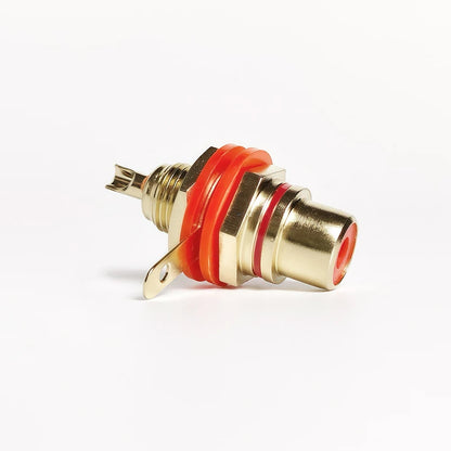 rca plug and jack set for diy audio projects and sound system wiring