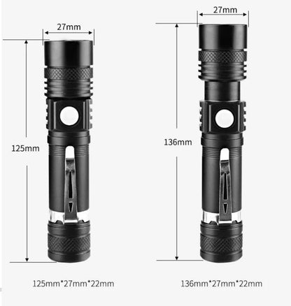 Rechargeable LED lamp for outdoor activities