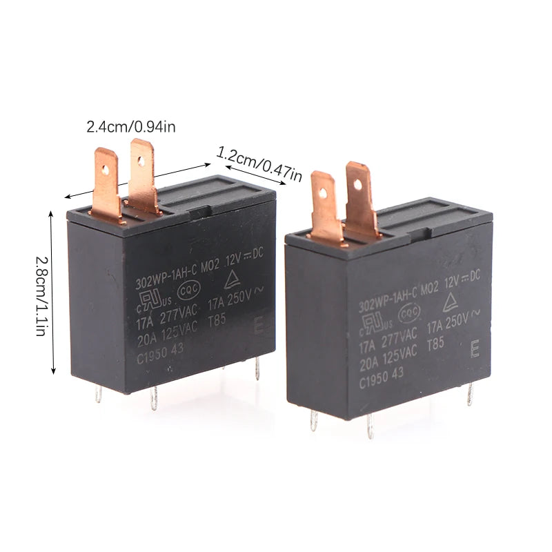 12V relay 302WP-1AH-C 4-pin for microwave oven