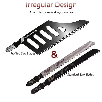 Replaceable jigsaw cutting tool blade
