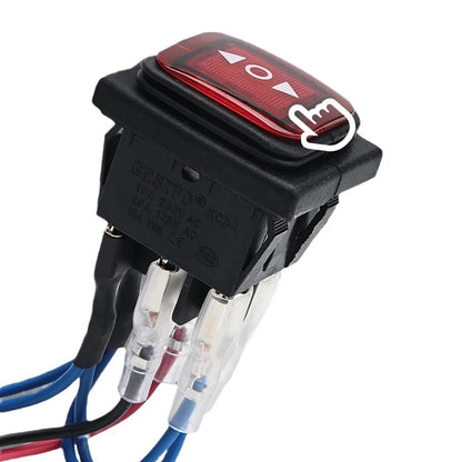 Toggle switch with wire for motor control