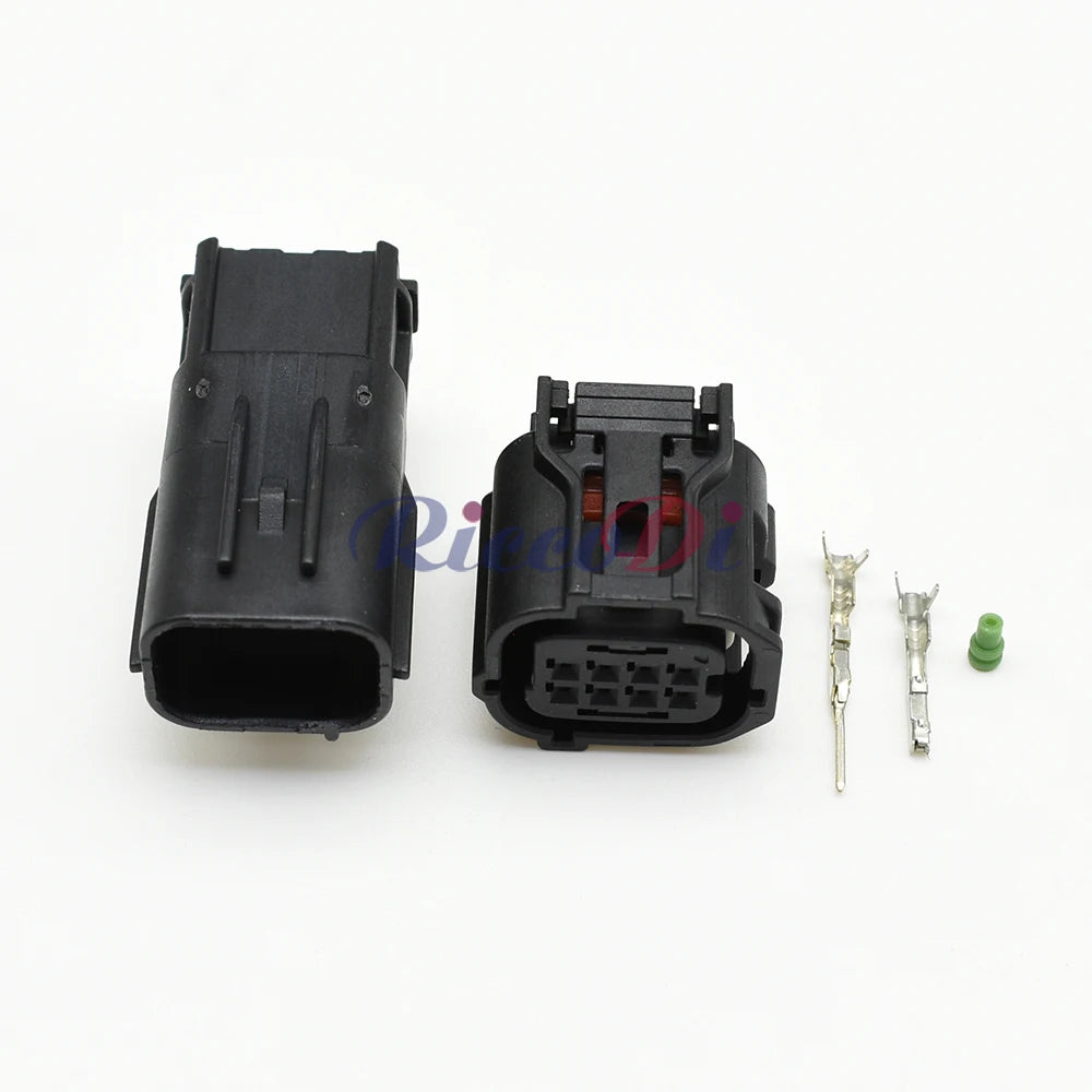 8 holes car reversing radar connector plastic housing locking structure