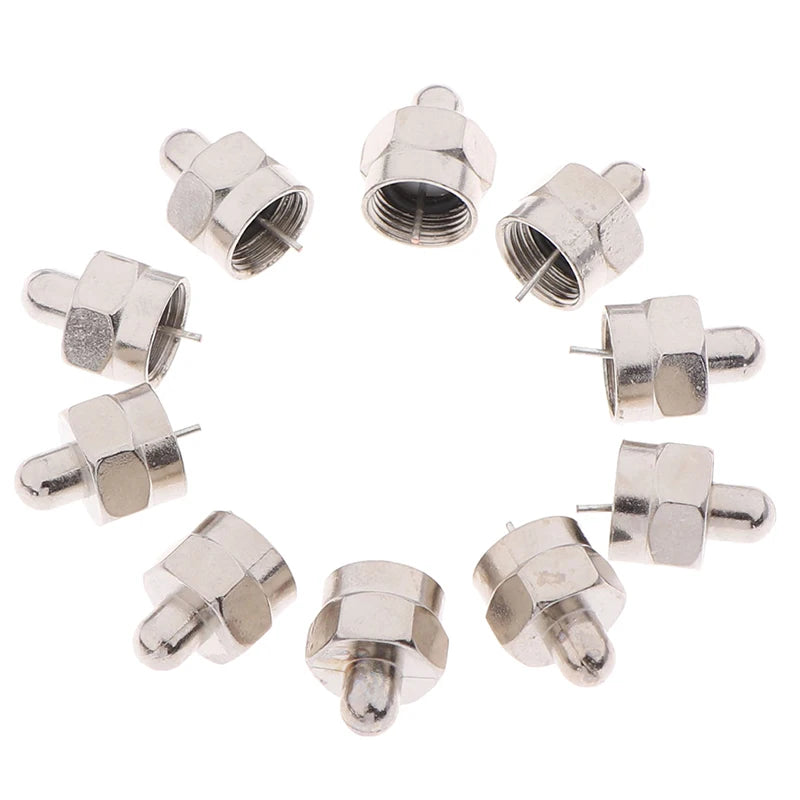 RF port F type coaxial terminator end cap
