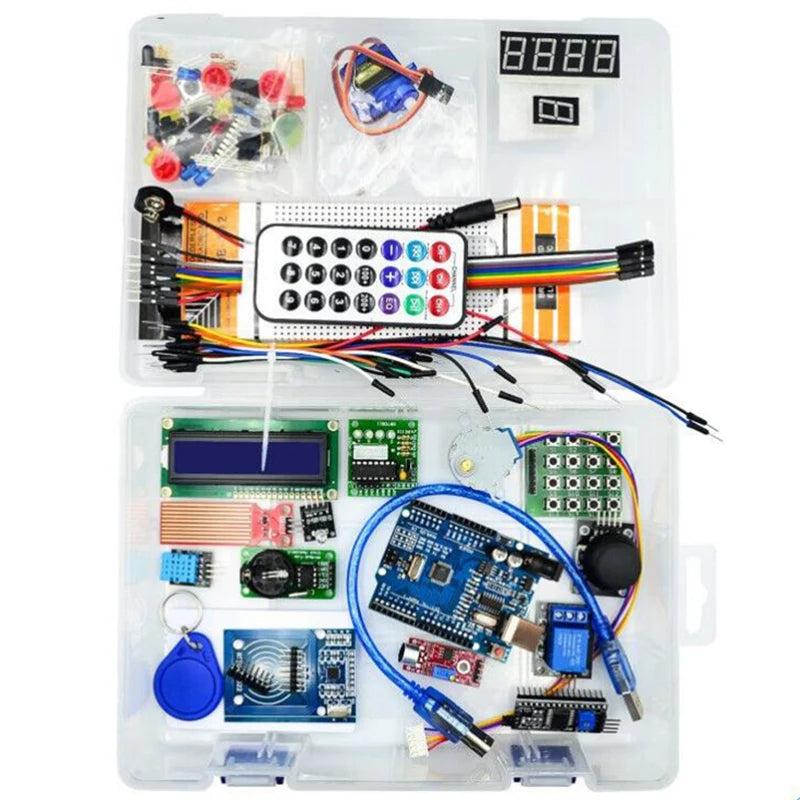 RFID starter kit for Arduino UNO R3 with upgraded learning suite and retail box for DIY projects and electronic education
