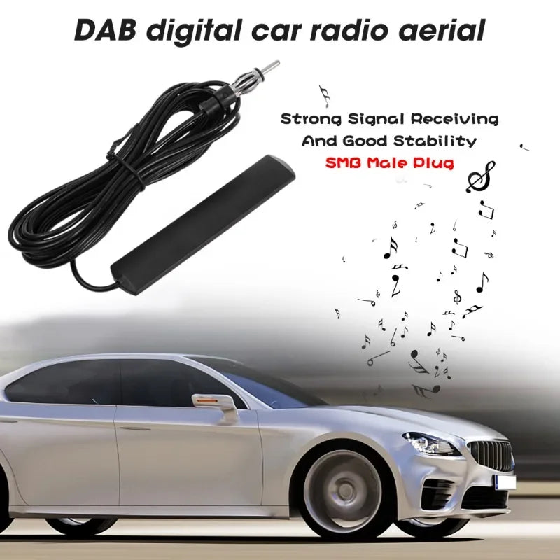 FM antenna signal amplifier for RV and car use