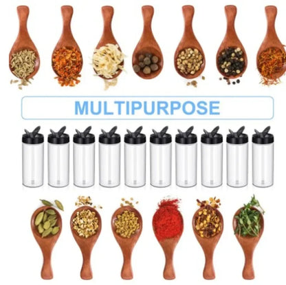 Clear salt and pepper shaker condiment box