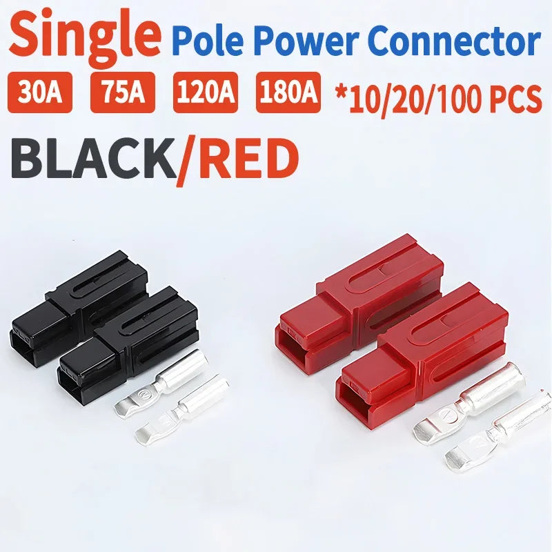 Single pole SB30 plug 30A 600V DC battery connector high current quick plug