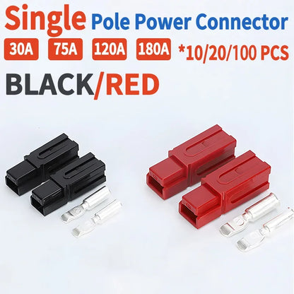 Single pole SB30 plug 30A 600V DC battery connector high current quick plug