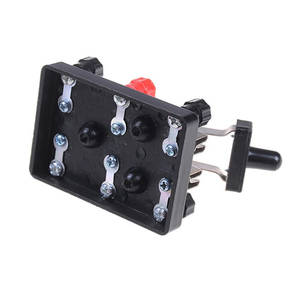 Knife switch DPDT toggle for school electrical experiments and testing