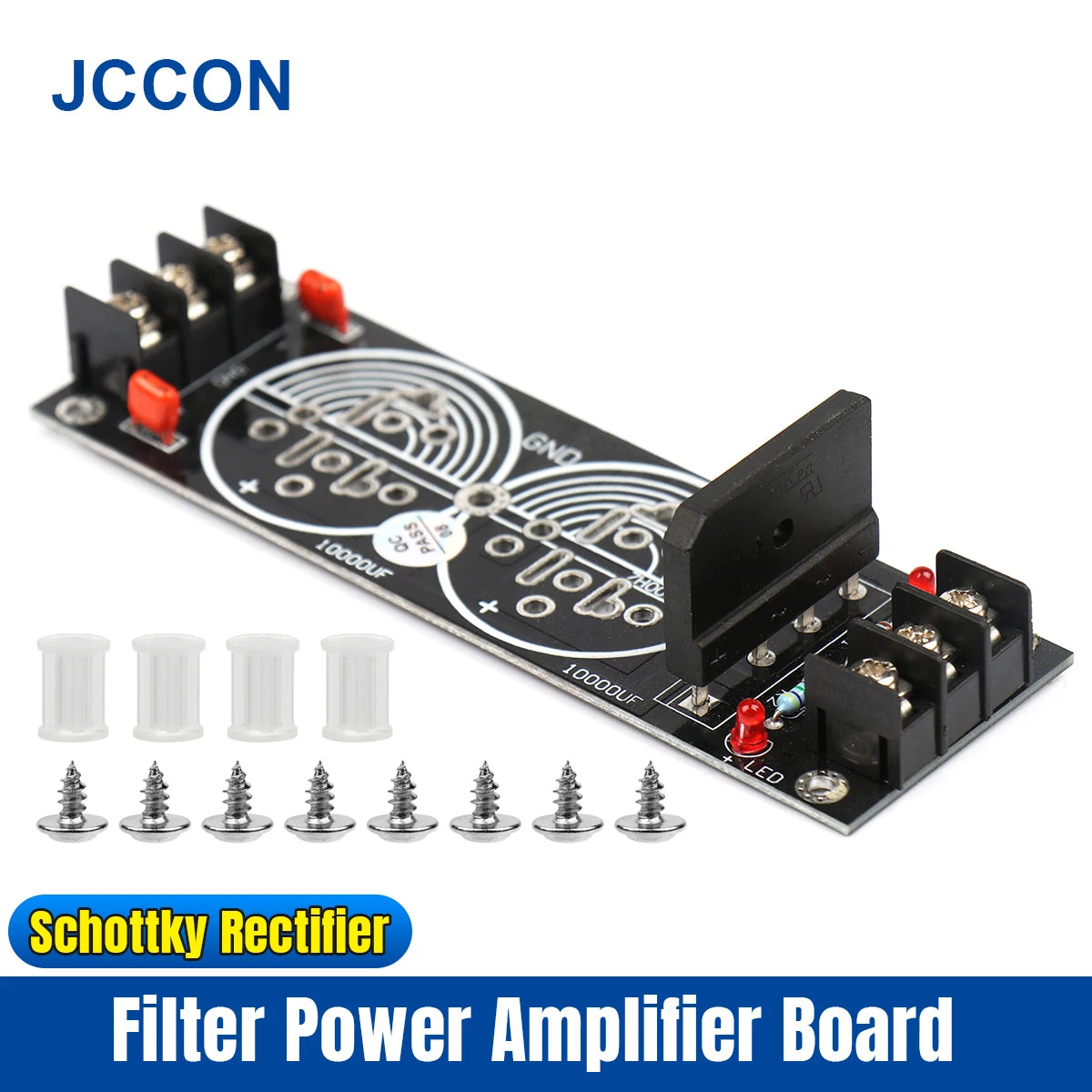 Schottky rectifier power supply board single bridge 120A 10000uF for DIY speaker amplifier