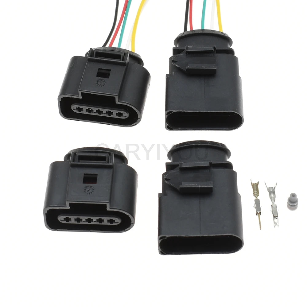 Sealed 5 Pin automotive male female connector 1J0973805 1J0973705 for AUDI VAG and Volkswagen