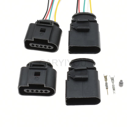 Sealed 5 Pin automotive male female connector 1J0973805 1J0973705 for AUDI VAG and Volkswagen