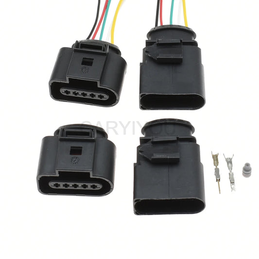 Sealed 5 Pin automotive male female connector 1J0973805 1J0973705 for AUDI VAG and Volkswagen