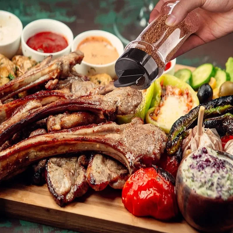Plastic seasoning jar powder storage 1pc