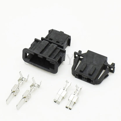 Reliable 2P automotive blower connector ensuring secure AC electrical connection in vehicles