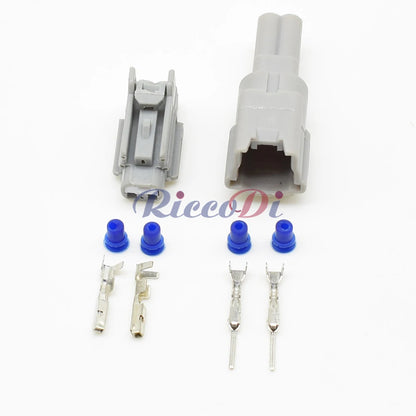 2 pin waterproof connector with secure locking mechanism for reliable electrical connection
