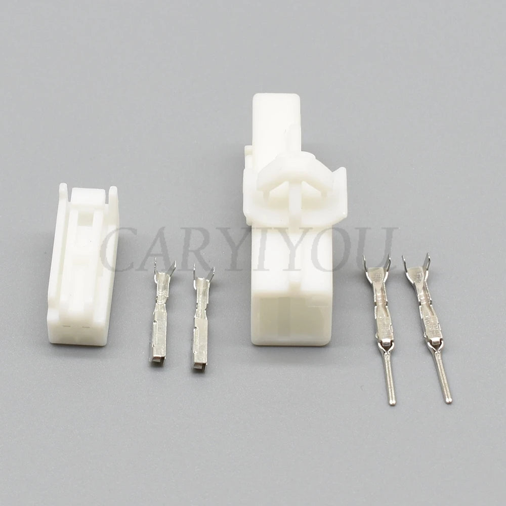 2 pin automotive reader coil connector with secure locking mechanism for stable electrical connection