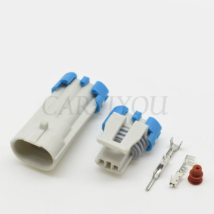 secure male female 2 pin connector plug for automotive electric jet valve systems