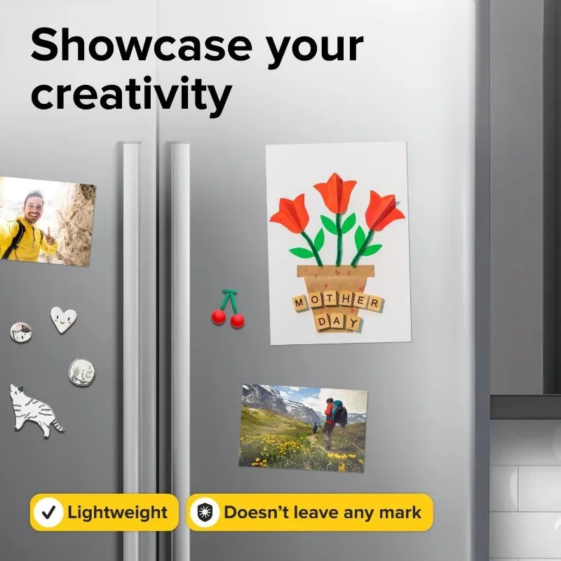 Pack of 50/100 round self-adhesive magnetic discs, rubber flexible magnets, 20mm dia, 2mm thickness, for crafts and fridge