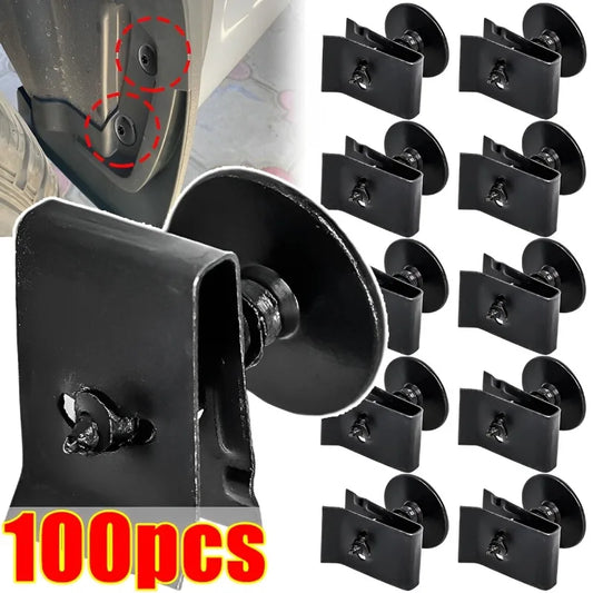 Self-tapping screw fasteners with U-shaped spacers