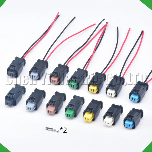 2 pin waterproof sensor connector plug 1801175