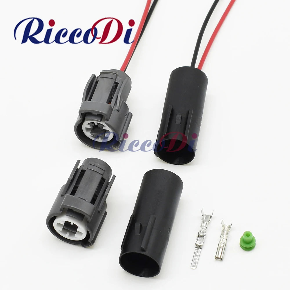 Automotive 2 pin sensor connector 6189-0156 overview for oil pressure, knock, and cooling fluid sensors
