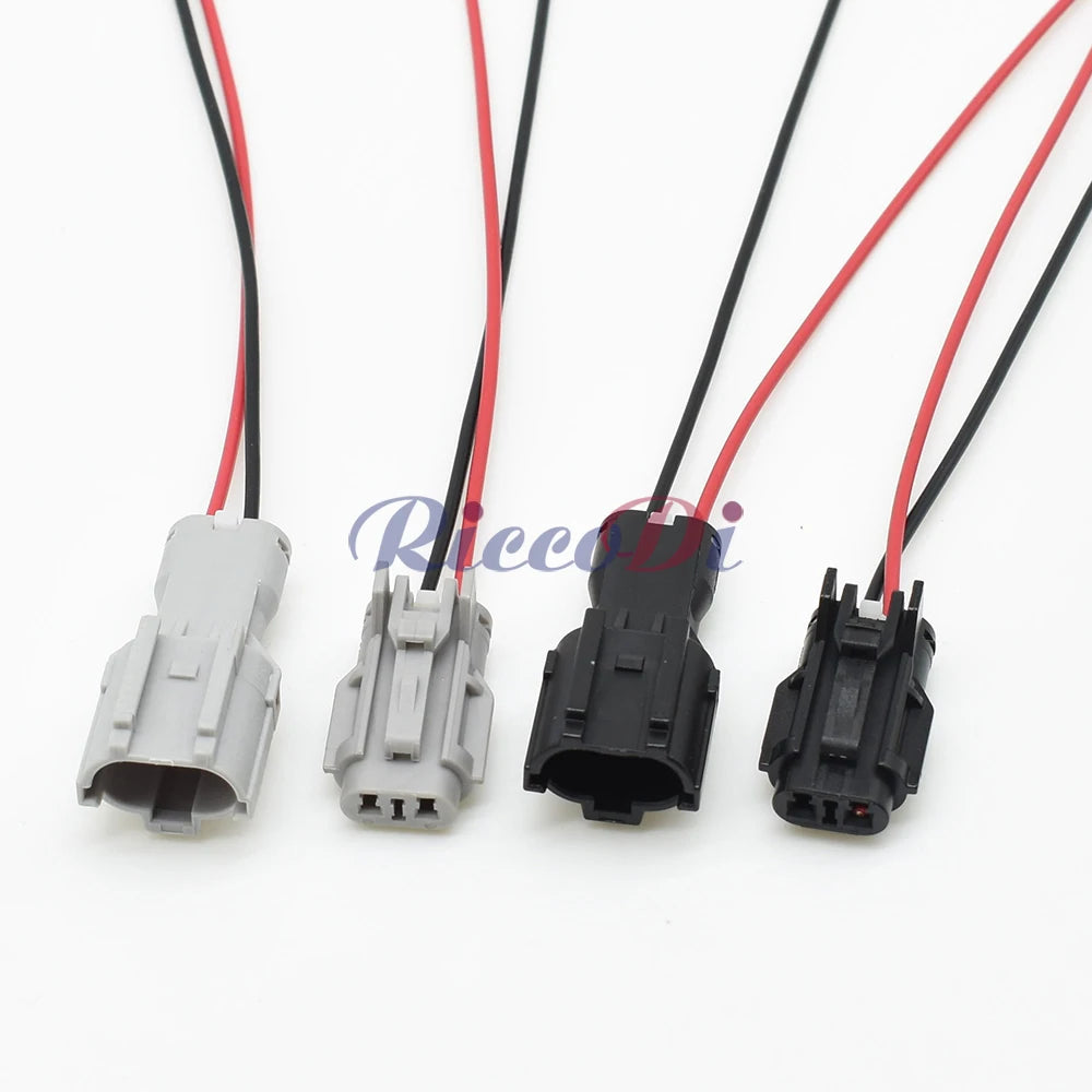 durable electrical sensor wiring connector with 2 pin waterproof design for precise automotive sensor connections