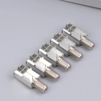 Shielded coax connector for data transfer