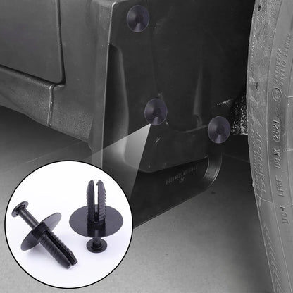 Side skirt wheel arch trim panel clip retainer